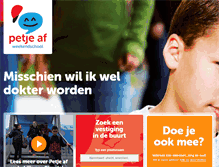 Tablet Screenshot of petjeaf.nl